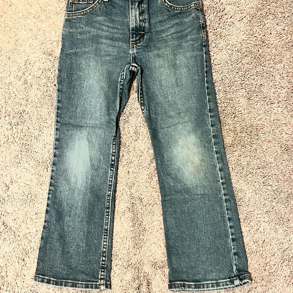 boys jeans size 7 regular blue jeans washed style